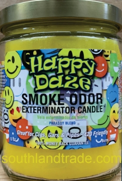 Smoke Odor Exterminator Candle Happy Daze 13oz